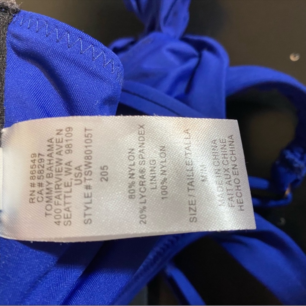 Tommy Bahama Bikini Top Tie Back | Size Medium - Picture 6 of 6